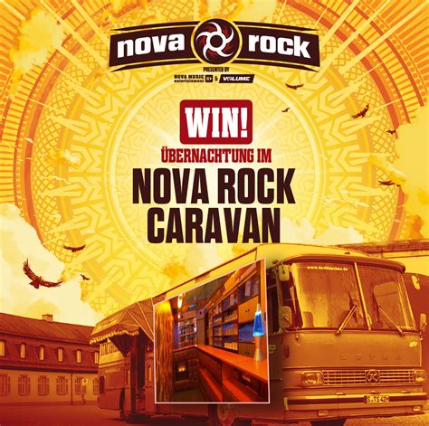 Gewinne eine 4 Tage Übernachtung im NOVA ROCK CARAVAN Nova Rock Festival