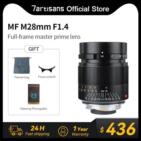 7artisans 7 Artisans M28mm F1 4 Large Aperture Full Frame For Leica M