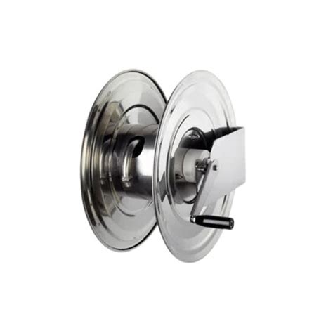 Polished Finish Corrosion Resistance Stainless Steel Round Hose Reel