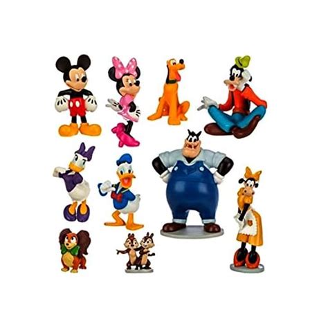 Disney Mickey Mouse Clubhouse Micky Mouse And Friends Figurine Delux