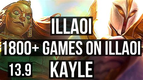 ILLAOI Vs KAYLE TOP 3 0M Mastery 1800 Games 1 1 4 Rank 12