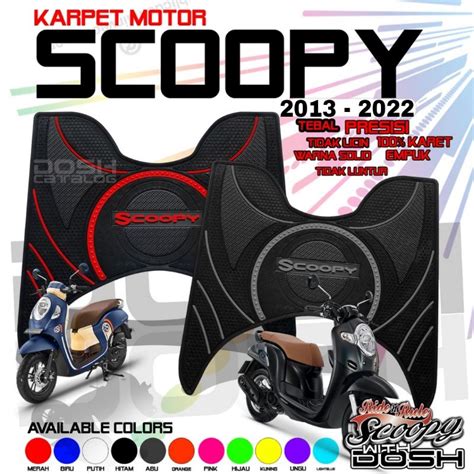 Jual Karpet Motor Scoopy Untuk Tahun S D Pijakan Kaki Motor