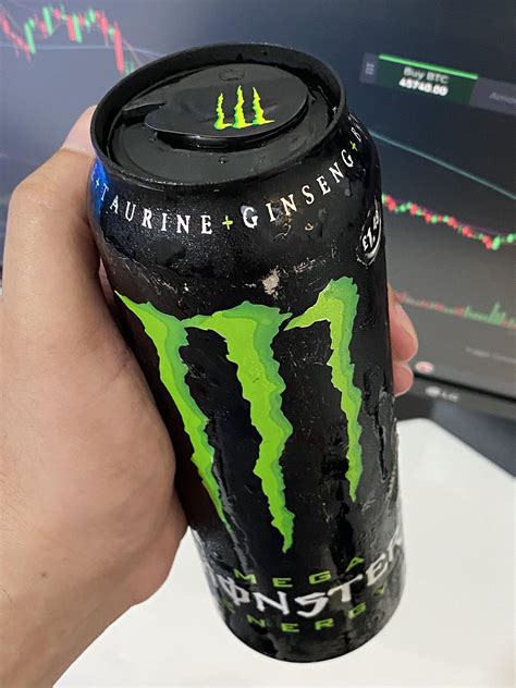 Aesthetic Resealable Top Of Monster Import R Energydrinks