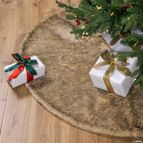christmas faux fur tree skirt 8