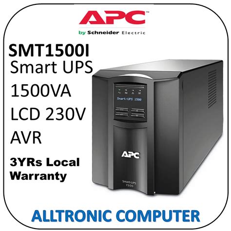 Apc Smt1500i Smart Ups Line Interactive 1500va Tower 230v 8x Iec