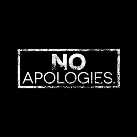 No Apologies Logo Design on Behance