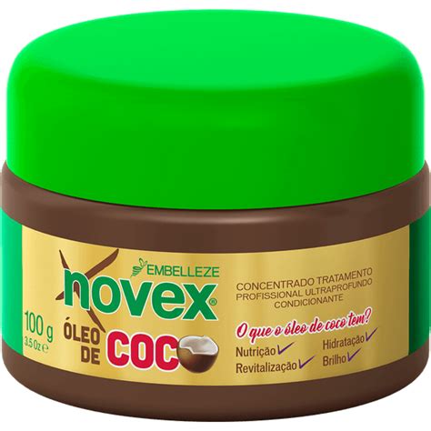 Creme De Tratamento Novex Óleo De Coco Embelleze