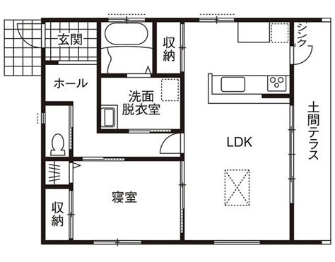 15坪の小さな平屋の間取り例を紹介！シニア夫婦や一人暮らし向けの住宅｜minique 平屋 間取り 間取り 狭小住宅プラン