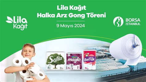 Lila Kağıt Halka Arz Gong Töreni YouTube