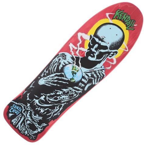 Santa Cruz Jeff Kendall Atomic Man Skateboard Deck 9 75 X 31 66 Red