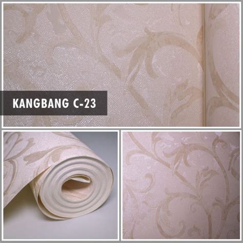 Jual Wallpaper Dinding Vinyl Bertekstur Tebal Premium Isi Meter