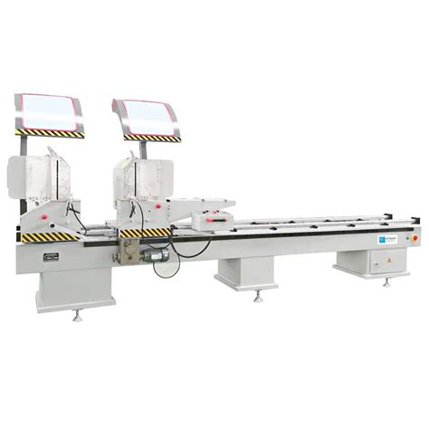 Double Head Cutting Saw With Digital Display System PVC Window Making