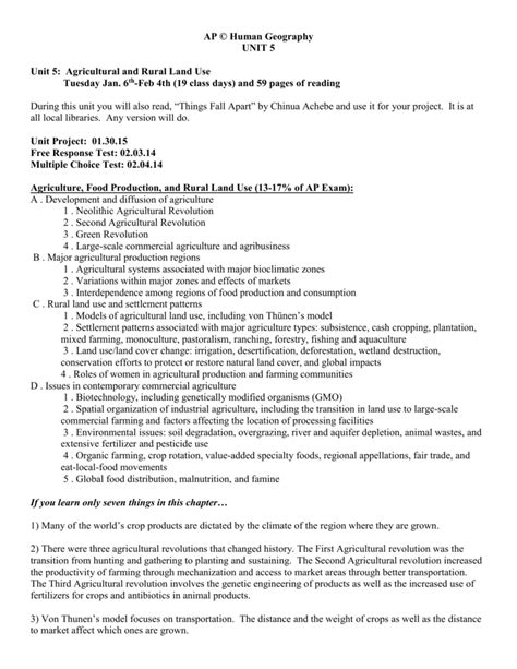 Amsco Ap Human Geography Unit 1 7 Practice Exam Answer Key Tips For