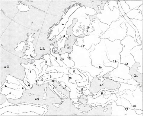 Europa Physikalische Merkmale Flüsse