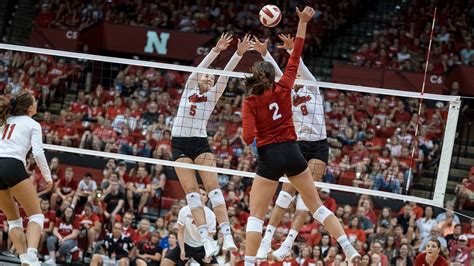 Nebraska Volleyball Has A Historic Red White Scrimmage Hail Varsity