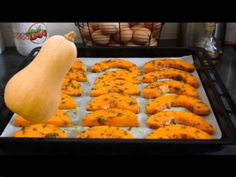 Courge Butternut R Ti Au Four Recette Facile Et Rapide Youtube