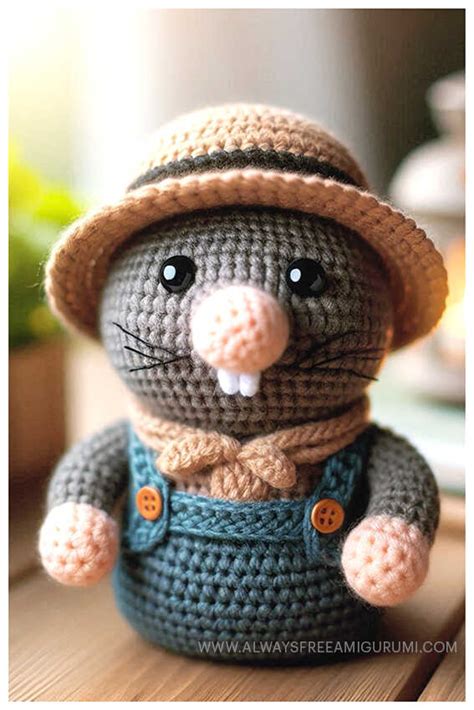 Amigurumi Mole Crochet Free Pattern Always Free Amigurumi