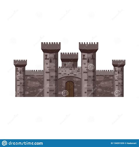 Fortress Cartoon Vector 25530813