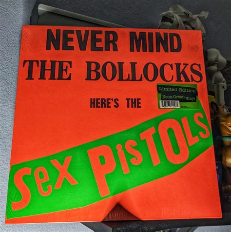 Sex Pistols Never Mind The Bollocks Here S The Sex Pistols Neon Green — Phantom Squid Records