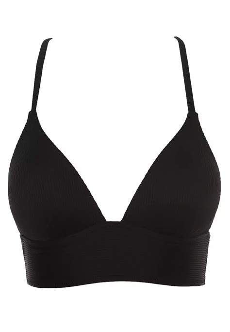 Buy Trendyol Back Tie Textured Bikini Top Online Zalora Malaysia