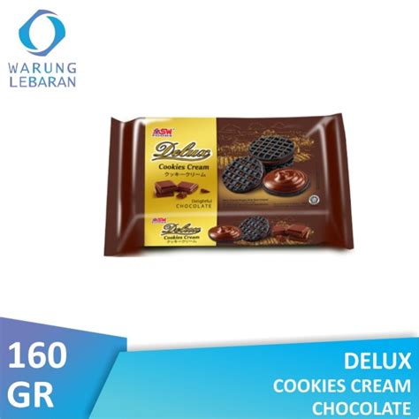 Jual Delux Cookies Cream Chocolate 160gr Shopee Indonesia