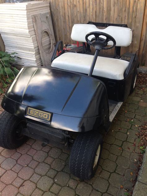 Ez Go Electric Golf Cart Late 80s And In Good Shape Has 6 Brand