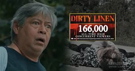 Dirty Linen Nagtala Ng Viewership Record ABS CBN Entertainment