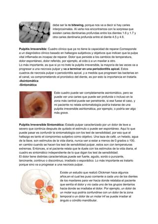 Clase 9 Patología Pulpar pdf