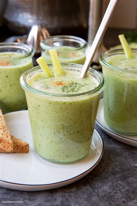 Kalte Gurkensuppe Mit Joghurt Und Dill Madame Cuisine