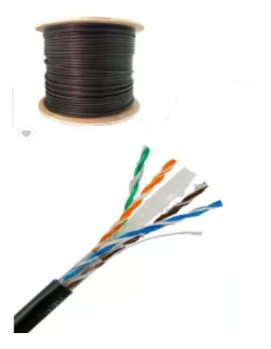 Bobina De Cable Para Cctv Saxxon Cat6 Utp 305 Metros Envío gratis