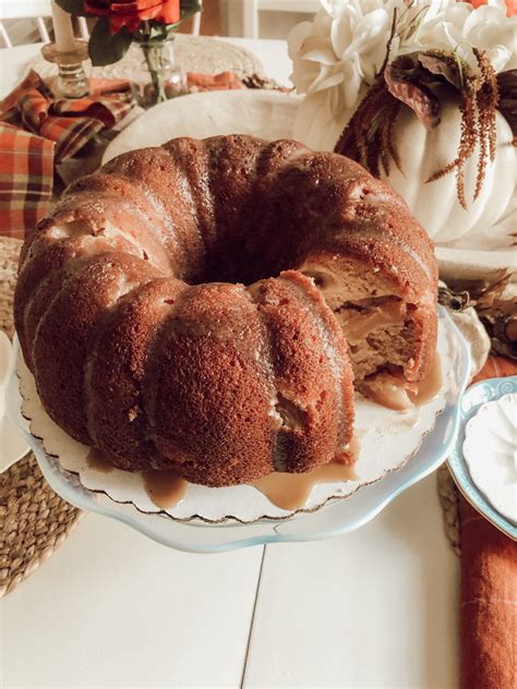 Apple Caramel Cream Cheese Bundt Cake Casey Wiegand Of The Wiegands