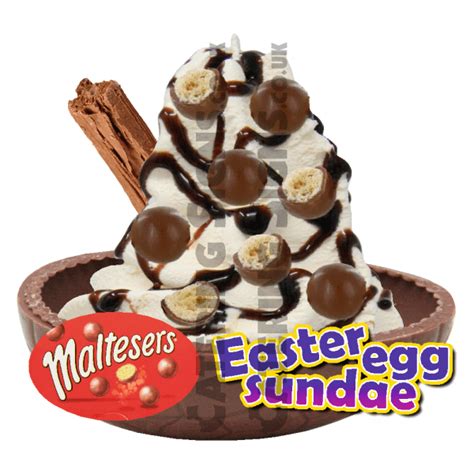 Maltesers Easter Egg Sundae Catering Signs Uk