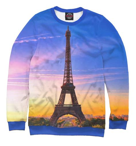 Свитшот с принтом «Эйфелева башня» | Fashion, Jackets, Athletic jacket