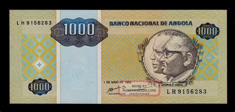 Angola 1000 Kwanzas 1995 Pick 135 Unc