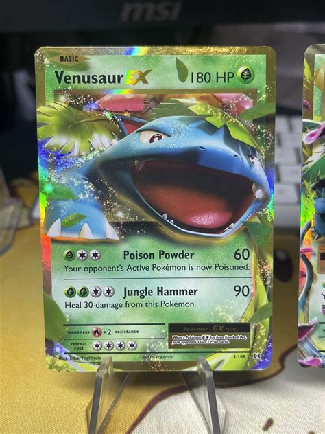 Mavin M Venusaur EX 2 108 1 108 Ultra Rare XY Evolutions NM Pokemon