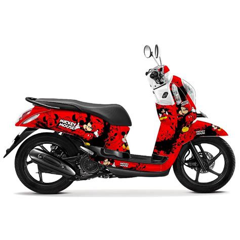 Jual Sticker Full Body Decal Stiker Dashboard Motor Honda Scoopy Fi