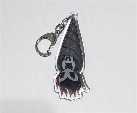 Hollow Knight Grimm Sleeping With Ghost and Grimmchild 2.5 Keychain - Etsy