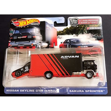 Hot Wheels Team Transport Nissan Skyline Gt R Lancia Rally Mercury Comet Cyclone L Car