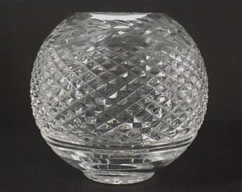 Waterford Crystal Glandore Cut Rose Bowl Etsy