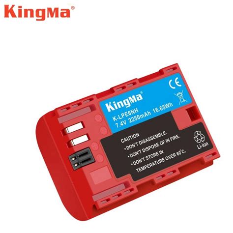 Kingma Lp E Hn Info Lithium Battery V Mah