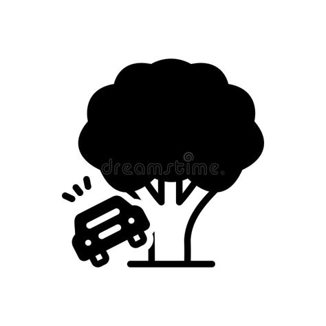 Black Solid Icon For Occur, Happen And Accident Stock Illustration ...