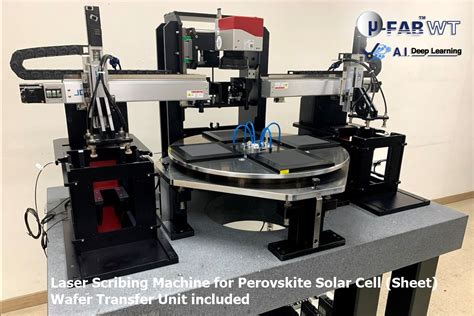 Laser Scribing Machine For Perovskite Solar Cell Sheet Wafer Transfer Unit Included Kortherm