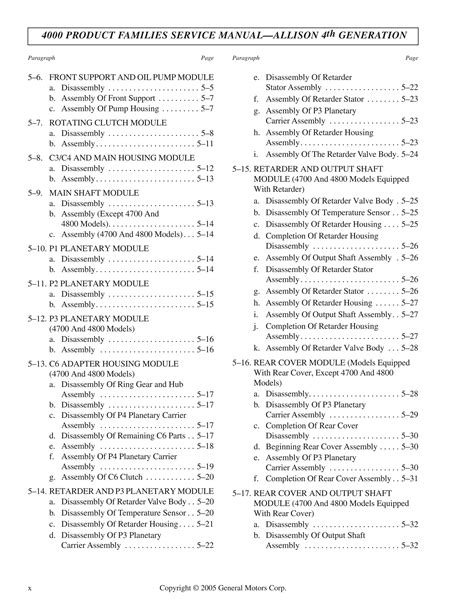 Allison 4500 Rds Service Manual PDF