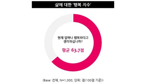 [트렌드모니터] 한국사회 삶의 행복지수 100점 만점에 몇점 매드타임스 Madtimes