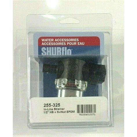 Shurflo Fresh Water Pump Strainer 255 325