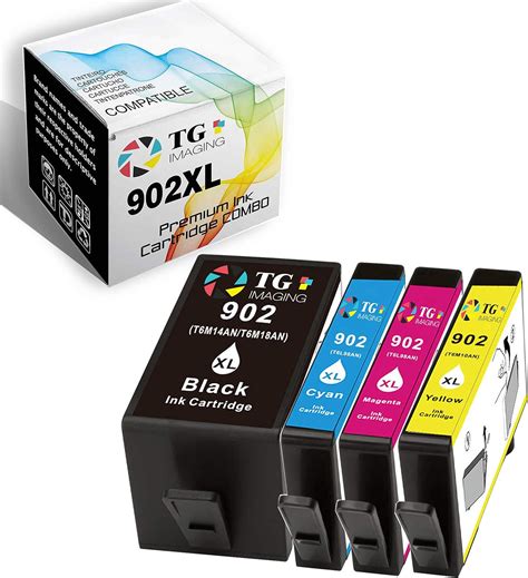 Amazon TG Imaging Upgraded Chips Compatible 902XL Ink Cartridge