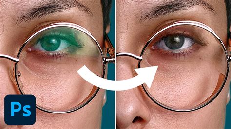 How To Remove Glare In Glasses In Photoshop Phlearn