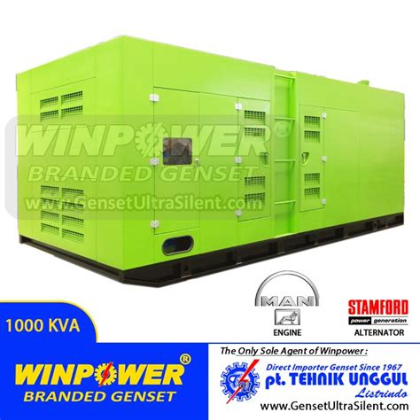 Genset Silent MAN 1000 KVA Stamford WP1000MAN Jual Genset Jakarta