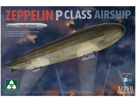 Sterowiec Zeppelin P Class Airship Takom Allegro Pl