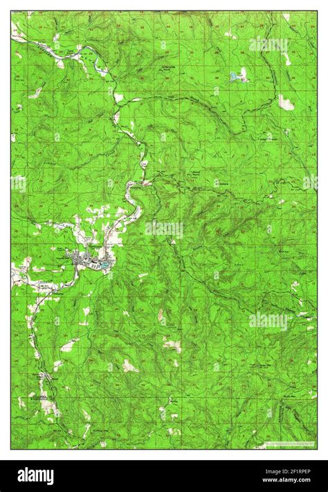 Map of vernonia oregon Cut Out Stock Images & Pictures - Alamy